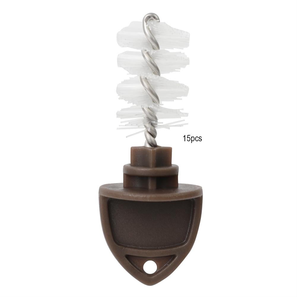 Mgaxyff Beer Faucet Cover,15Pcs Brown Home Beer Faucet Tap Protective Brush Cap Plug Cover Beer Production Accessory, Faucet Cap