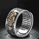 thumbnail image 5 of EeaseMX Anillo decorativo para dedo masculino, anillo de aleación ajustable, joyería masculina, 5 of 7