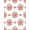 Pink White, Pattern 7, variant on ODIKA Round Ribbon Motif Boho Border Center Seamless Pink Coquette Refined Structured Pet Friendly & Kids Safe Play for Playroom, Bedroom, Reading Nook
