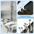 thumbnail image 4 of Uxcell Double Wye Duct Splitter, Adapter Pipe Fitting Duct Pipe Connector 2", 4 of 6