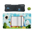 thumbnail image 3 of Winnie The Pooh Desk Pad Mouse Pad, Large Gaming Mouse Mat with Stitched Edges, Non-Slip Rubber Base Mous Mat for Office Computer Keyboard Laptop, 3 of 7