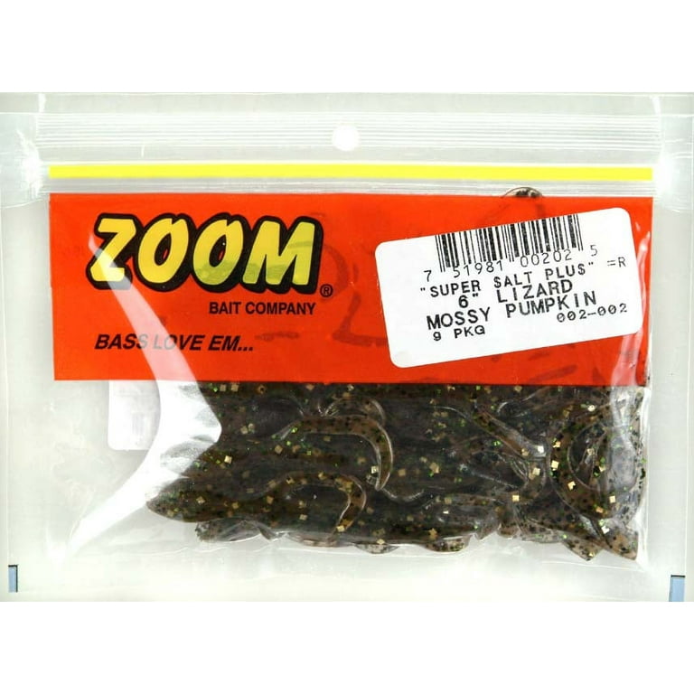 Zoom Lizard 6'' Mossy Pumpkin 9pk - Walmart.com
