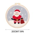 thumbnail image 3 of Christmas Series Hands- Material Bag Beginner's Entry Embroidery Kit Fabric, 3 of 8