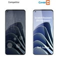 thumbnail image 5 of CoverON 3pcs Pack For OnePlus 10 Pro Screen Protector Curve Tempered Glass - 98% full Coverage 9H Scratch Resistant - HD Clear, 5 of 9