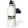 3dRose Trust me Im almost a Doctor medical medicine or phd humor student gift, Sports Water Bottle, 21oz