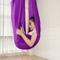 thumbnail image 6 of LiveGo Indoor Therapy Swing for Kids with Special Needs, Adjustable Snuggle Cuddle Hammock Lycra Swings for Children with Autism, ADHD, Aspergers, Sensory Integration, Hardware Included, 6 of 9