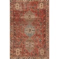thumbnail image 6 of nuLOOM Xavia Medallion Washable Area Rug, 5' x 7', Red, 6 of 8