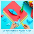 thumbnail image 3 of Papel de construcción Yexiya 400 hojas tamaño A4 para niños, 3 of 6