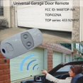 thumbnail image 2 of Two-channel radio remote control TOP-432EE, 433.92 MHz, gray, Compatible with Door and Garage remote control, 2 pieces, 2 of 5