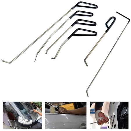 PDR Rods Auto Body Dent Repair Hail Damage Removal Tools Dent Hammer ...