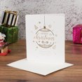 thumbnail image 3 of Tarjetas de Navidad Tarjetas de felicitación comerciales con papel de aluminio Tarjetas de bendición navideña al por mayor personalizables, 3 of 4