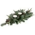 thumbnail image 4 of Northlight 32" Artificial Mixed Pine and Pine Cones Christmas Candle Holder Centerpiece, 4 of 5