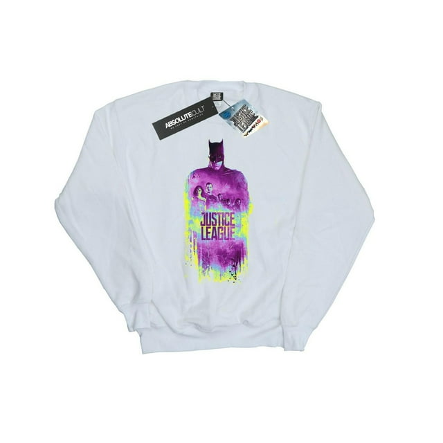 DC Comics Womens Justice League Movie Team Brushed Sweatshirt