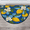 Multicolour 3, variant on CURLYOOT Yellow Lemon Half Round Door Mat, Indoor Outdoor Entrance Rug, Vintage Summer Fruit Semi Circular Area Rug, Non Slip Washable Absorbent Doormat, Laundry Room Rug 24'' x 36''