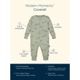thumbnail image 6 of Modern Moments by Gerber Baby Neutral Super Soft Viscose Long Sleeve Coverall, Sizes Newborn - 12 Months, 6 of 8