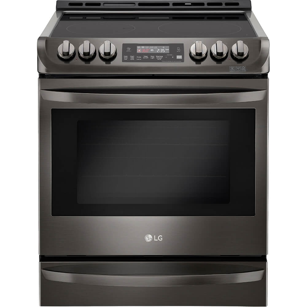 LG LSE4613BD 6.3 Cu. Ft. Electric Black Stainless Slidein Range