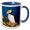 Blue/White, variant on 3drose, Atlantic Puffin, Latrabjerg Peninsula, Iceland - Eu14 Rbe0121 - Ralph H. Bendjebar, 11oz Magic Transforming Mug