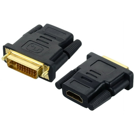 DVI-I 24 5 Pin Male to HDMI Female M-F Adapter Converter for HDTV LCD Monitor