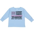 thumbnail image 3 of Inktastic Breast Cancer Awareness Pink Ribbons and Flag Boys or Girls Long Sleeve Toddler T-Shirt, 3 of 5