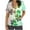 AD-Multicolor, variant on St Patricks Day Scrub Tops for Women 2025 Fashion Shamrock Printed Irish Shirts V Neck Short Sleeve Medical Scrubs Nursing Uniform with Pockets Multicolor XXL