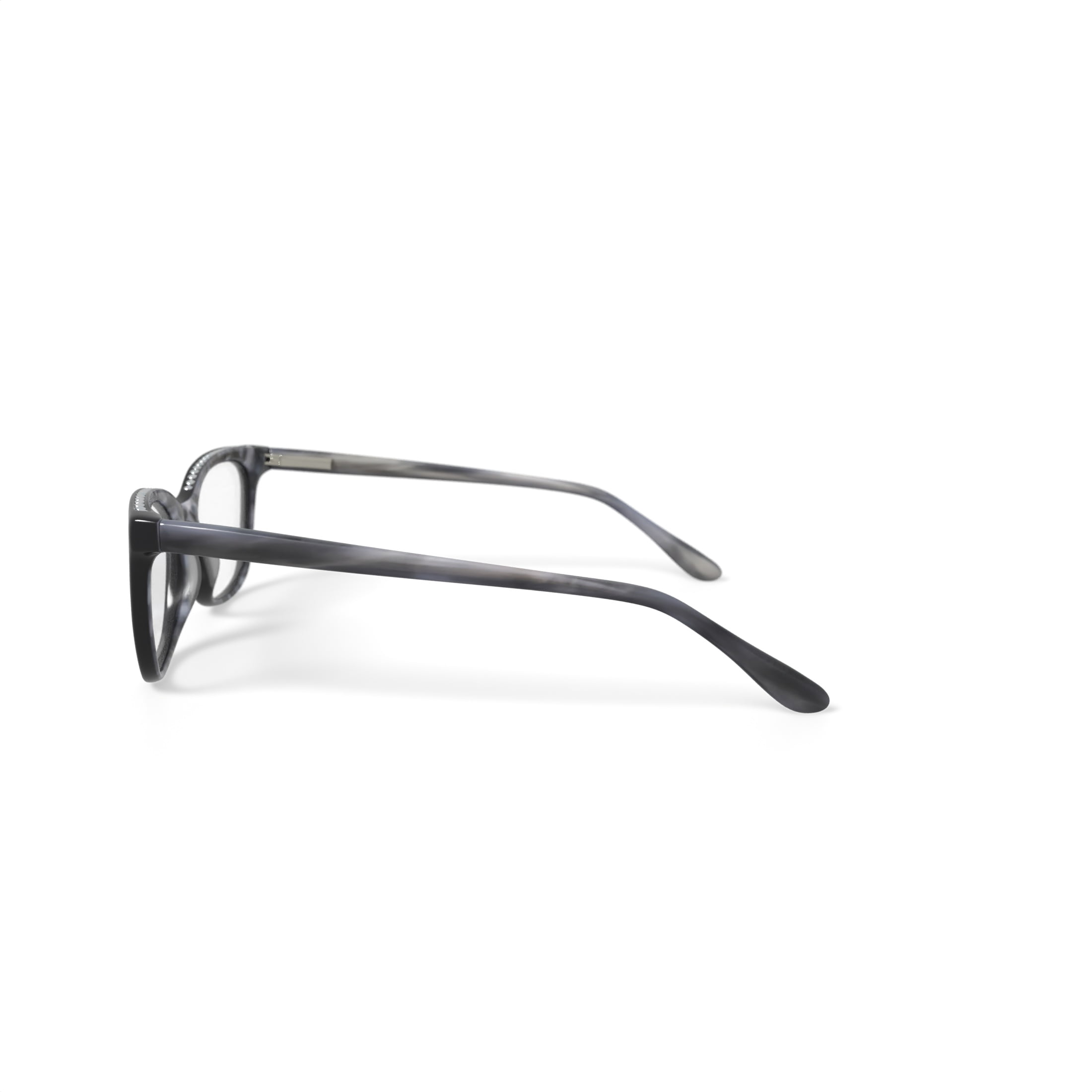 Walmart Women's XSLA17S-01 Rectangular Prescription Eyeglasses with Case, Black