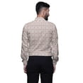 thumbnail image 4 of BESTMAN Printed Cotton Shirts For Men Long Sleeve Slim Fit Formal Shirt For Boy, 4 of 5