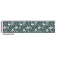 thumbnail image 3 of Ambesonne Flamingo Fabric by the Yard Upholstery, Exotic Bird Sketch Rose, 10 Yards, Teal Eggshell, 3 of 5