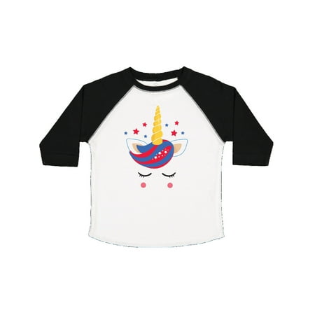 

Inktastic Memorial Day Unicorn Face Gift Toddler Toddler Girl T-Shirt