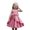 Pink, variant on Wdgfv Girls Christmas Dress Lace Flower Girl Wedding Prom Pageant Birthday Party Toddler Girl Formal Dress Yellow 5-6 Years