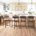 thumbnail image 6 of MALOL Wood Bar Stools, Mid-Century Counter Height Chairs for Kitchen Island, Dining Room– Camel, 6 of 28