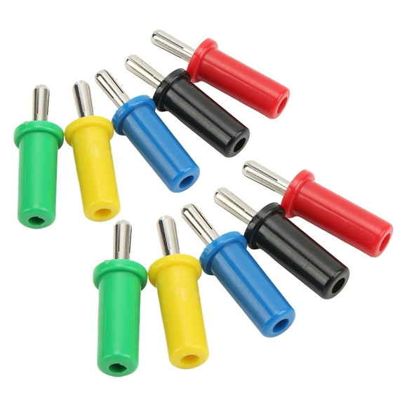 Banana Plugs, Cross Slot Professional High Accuracy Solid Banana Plug Connector Lightweight For Security Accessories