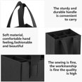 thumbnail image 4 of Bolsa para Botellas Gris Bolsa para Transporte de Botellas de 2 Piezas 24x18x15 cm Bolsa de Vino de Fieltro con 6 Compartimentos y Asa para Bebidas de Cerveza y champán JM, 4 of 5