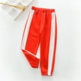 thumbnail image 2 of LWNYDPLSD Sweat Pants for Boys 10-12 Uniform Pants Joggers Pants Size 10 12 Red Sweat Boys Tear Away Basketball Pants Boys Clothes 12-14 Years Old, 2-3 Years, 2 of 4