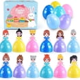 thumbnail image 2 of LEHOZIHEQ Princess Prefilled Easter Eggs, Easter Basket Stuffer,Hunt Gifts for Kids, Classroom Prize and Party Favors, 2 of 6