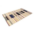 thumbnail image 3 of Multicolored Stripes 5X8 Hand-Tufted Modern Rug, 3 of 11