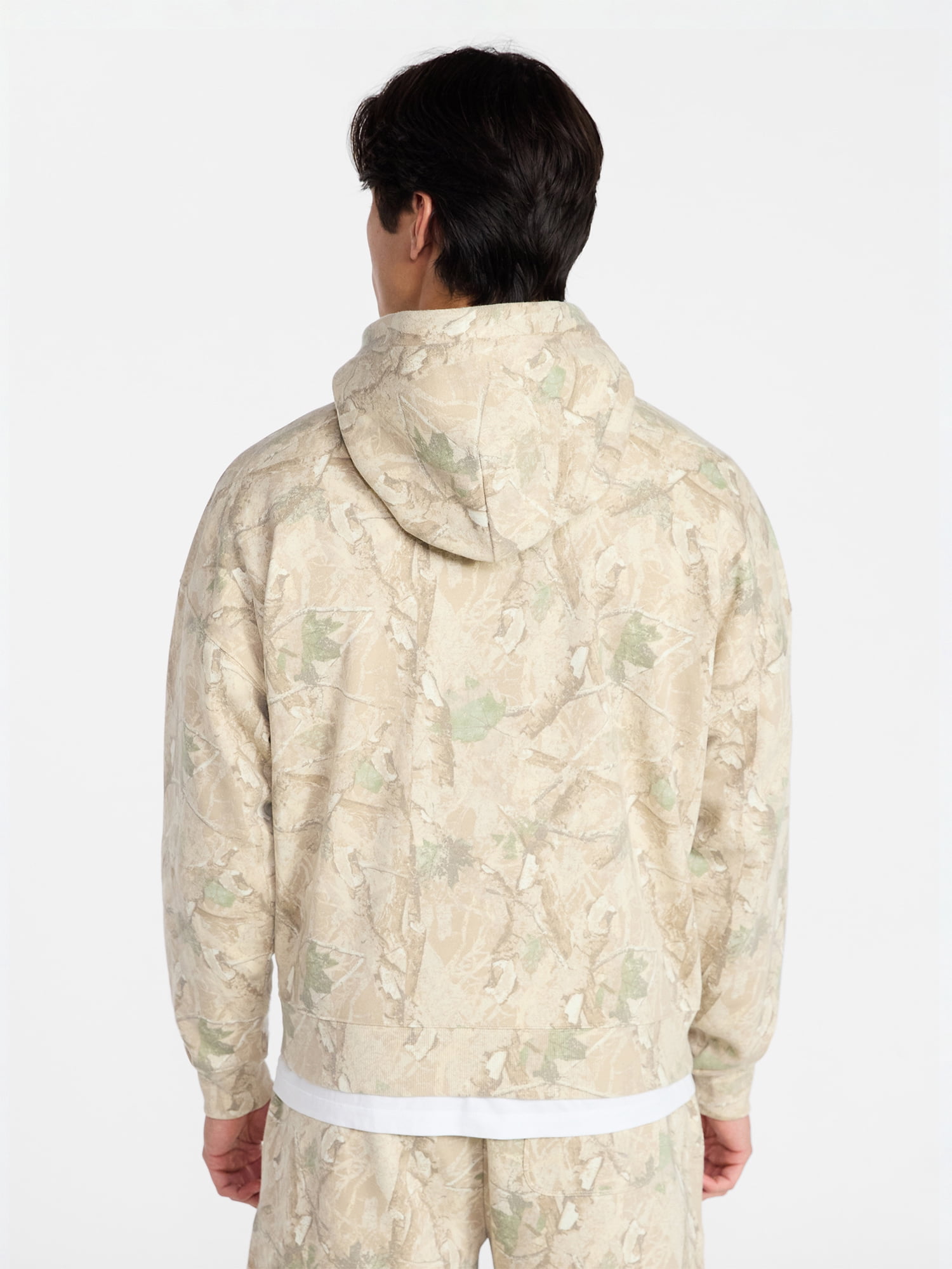No Boundaries Oversized Hoodie with Long Sleeves, Men's XS-4XLT