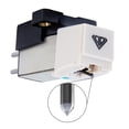 thumbnail image 2 of Magnetic Cartridge Stylus High Precision Replacement Universal Phonograph Magnet Turntable Cartridge with Conical Diamond Stylus for Turntable Record Player, 2 of 5