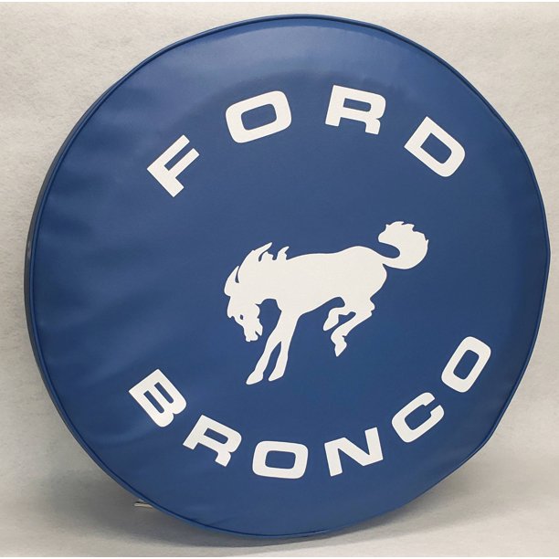 SpareCover ABC Series FORD BRONCO 35" BLUE HD Vinyl Tire Cover
