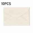 thumbnail image 1 of 10 Pcs Enveloppes de Fenêtre pour Lettres DIY Emballage Cadeau Fait Main Sac Invitation de Mariage Couverture de Carte Texture Lin Enveloppes, 1 of 7