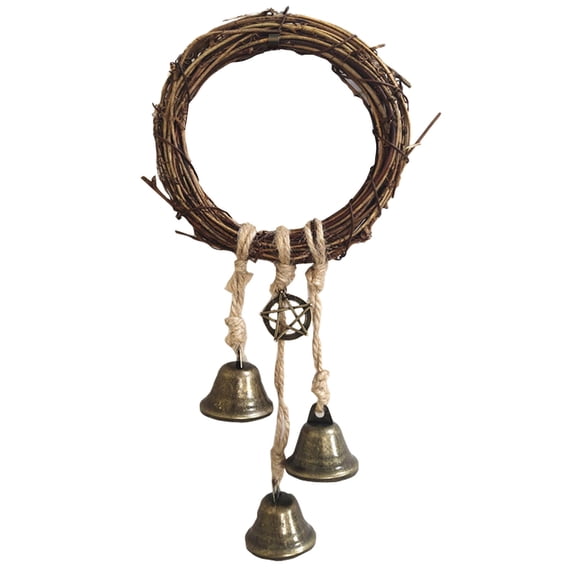 Wovilon Home Decor for Living Room Blessing Bells Evil Spirit Wind Chimes Witch Bell Door Charm Witchcraft Decor