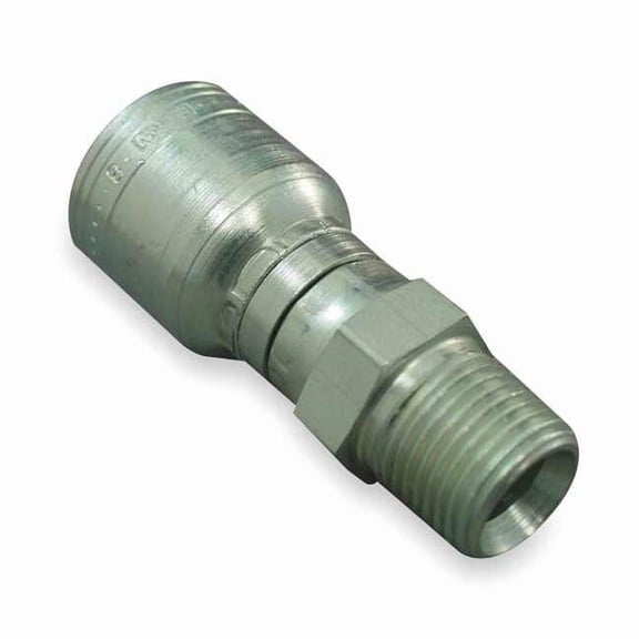 Eaton Aeroquip Crimp Fitting,1/2" I.D.,3/8",M,NPTF 1AA6PS8