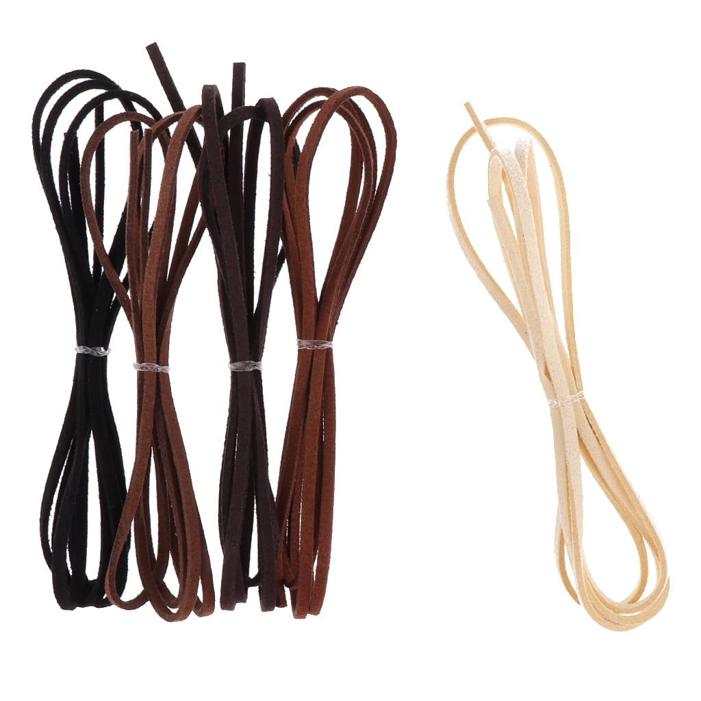 Wholesale 1.1 yard 3mm Faux Suede Leather String Jewelry Making Thread DIY 