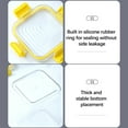 thumbnail image 5 of YIKA Tupperware Container Household Sealed Jar Fresh-keeping Box Kitchen Refrigerator Miscellaneous Food Storage Box Plastic Sealed Fresh-keeping Storage Jar Kitchen Storage Yellow, 5 of 6