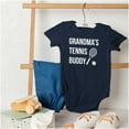 thumbnail image 4 of Grandma's Tennis Buddy Athletic Romper Boys or Girls Infant Baby Brisco Brands NB, 4 of 6