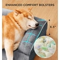 thumbnail image 3 of Made4pets Orthopedic Supportive Foam Dog Sofa Bed with Removable Washable Cover, Gray, 38"x28"x6.5", 3 of 9
