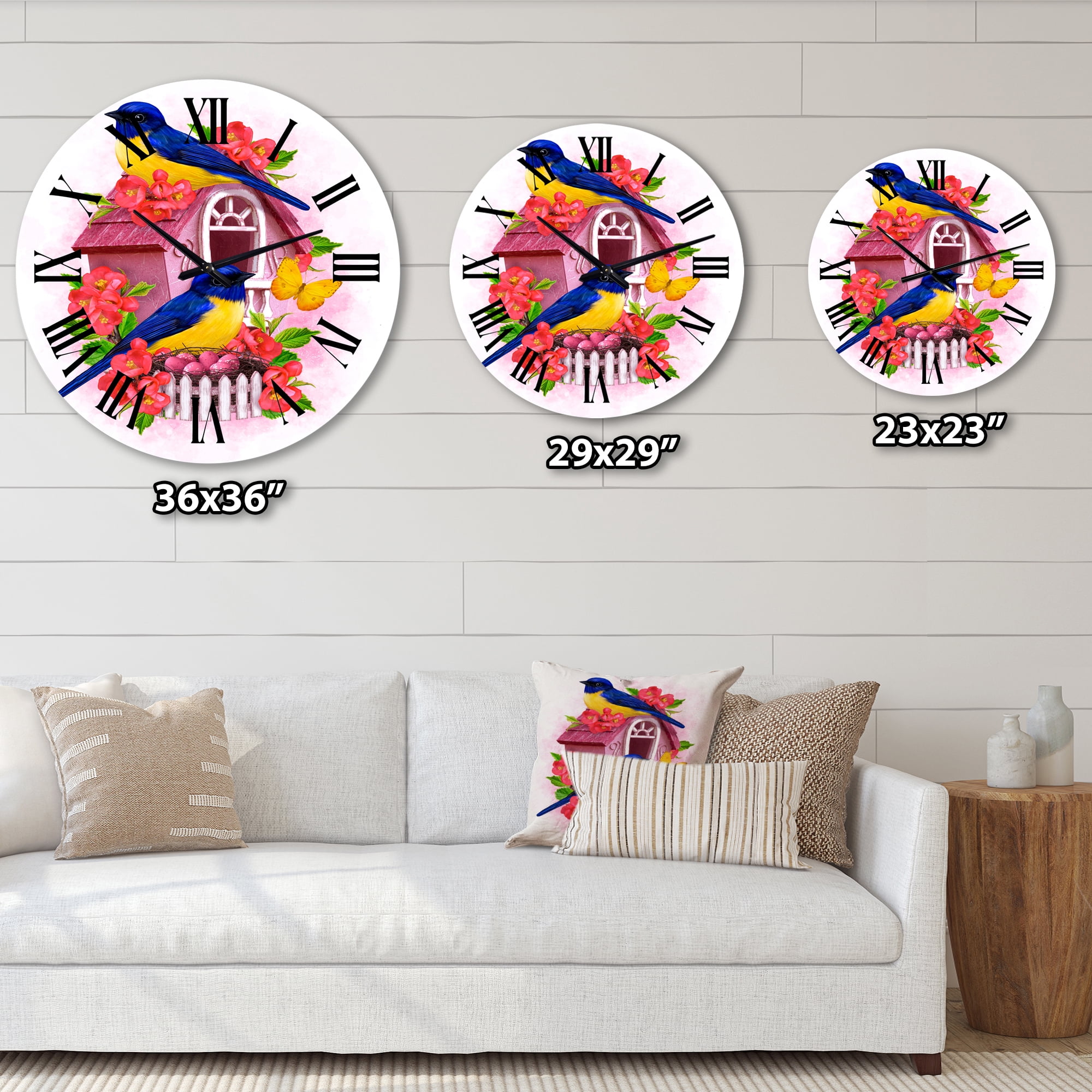 Designart 1 in Traditional Wall Clock