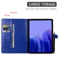 thumbnail image 2 of Galaxy Tab A7 SM-T500 T505 T507 10.4-inch Case,Dteck Smart Magnetic Butterfly Pattern Leather Case Card Holder Wallet Kickstand Hybrid Rubber Folio Cover for Samsung Galaxy Tab A7 10.4" 2020,Blue, 2 of 5