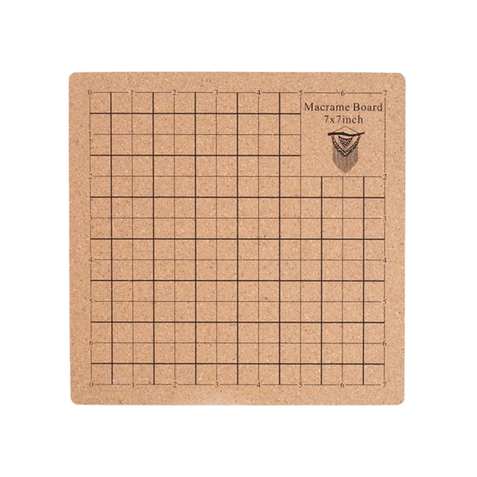 Handmade Beadsmith Macrame Board Accessories with Grids Wood Macrame