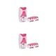 thumbnail image 4 of Dispensador automático Toystoory de ABS lavable Universal Montado en la pared para baño de Hotel soporte para cepillo Rosa 2piezas, 4 of 6