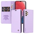 thumbnail image 2 of Wallet Case for Samsung Galaxy A14 5G, Business Style PU Leather Magnetic Adsorption Flip Folio Cover with Kickstand Card Slots Cash Holder Soft Silicone Shockproof Protective Case,Purple, 2 of 9